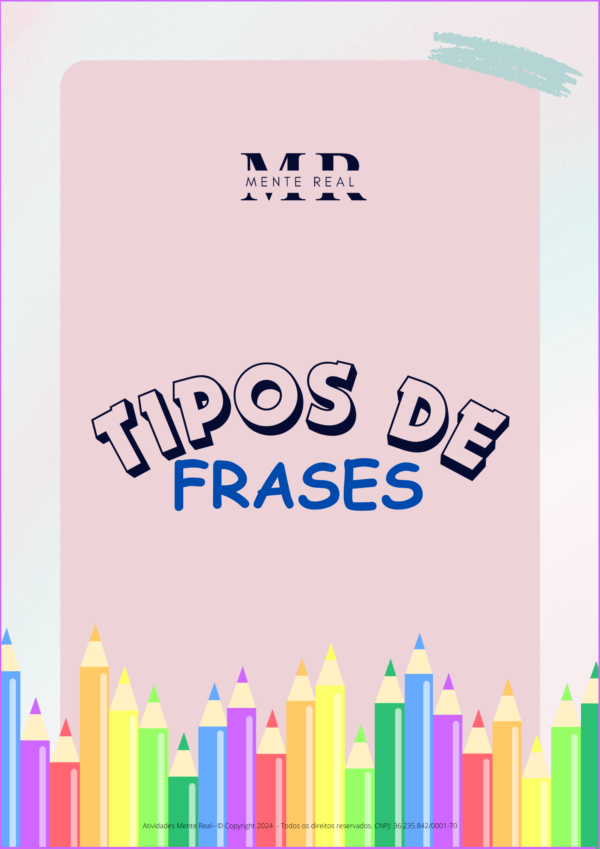 Atividade de Português - TIPOS DE FRASES
