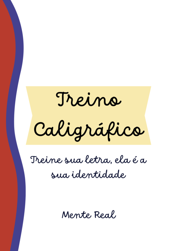 Apostila para treino caligráfico