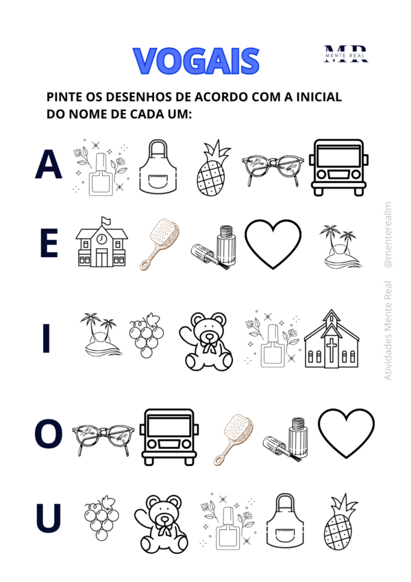 Apostila Conhecendo as Vogais - Imagem 2