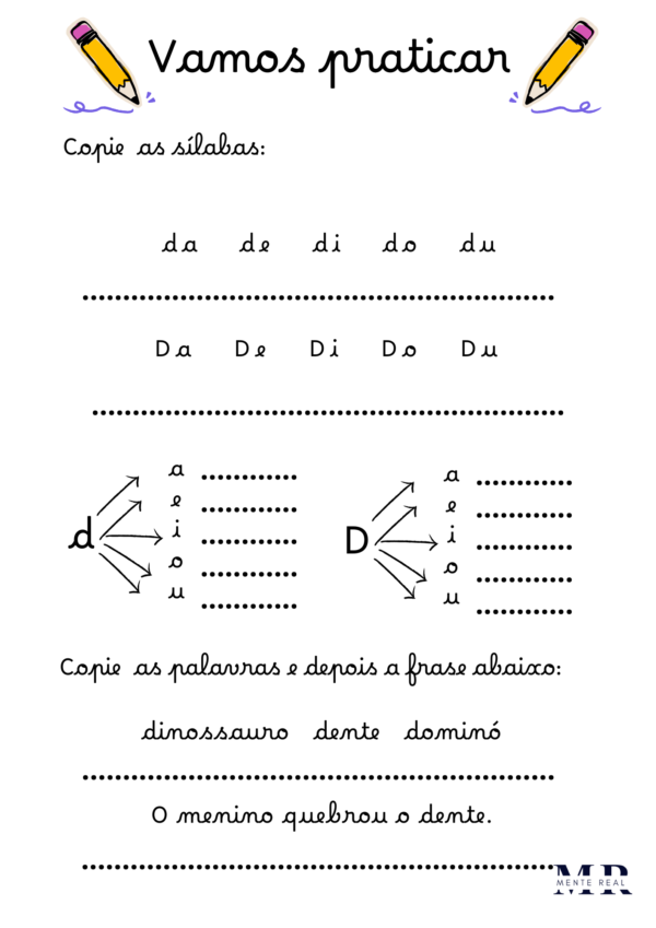 Caderno de Consoantes e  Sílabas + bônus com letra cursiva - Imagem 4