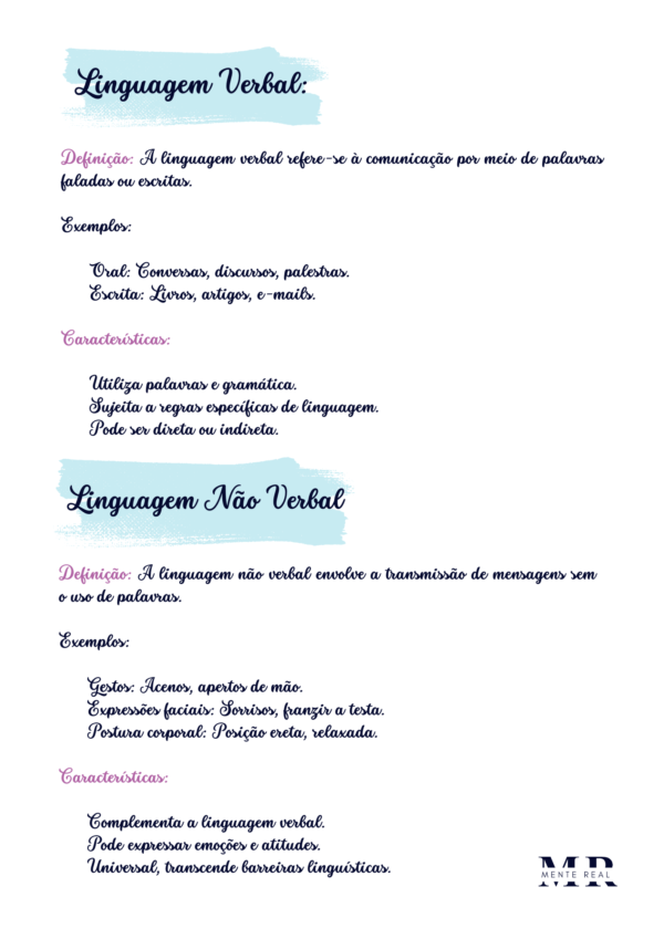 Apostila de Linguagem Verbal e Não Verbal - Imagem 3