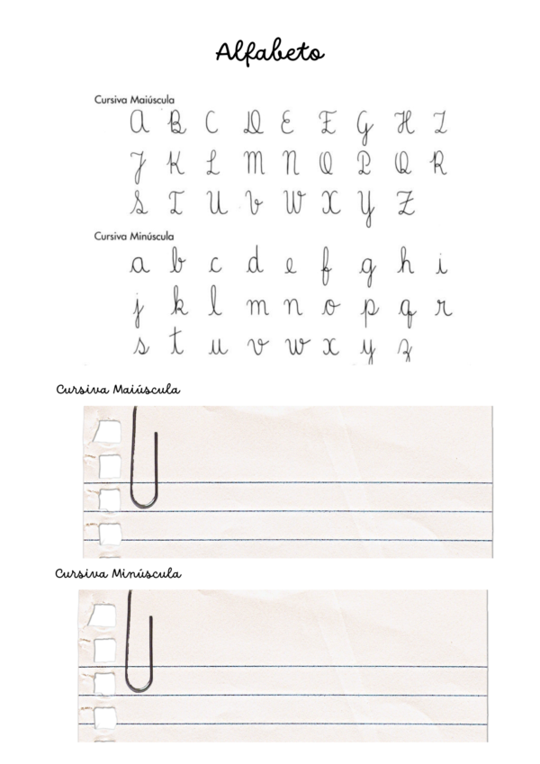Apostila para treino caligráfico - Imagem 3