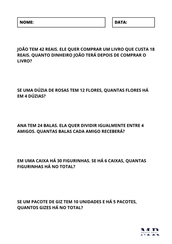 Caderno de Probleminhas 4º ano - Imagem 4