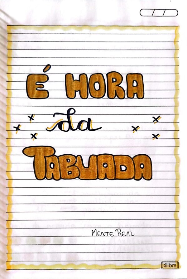 Hora da Tabuada - Manuscrito
