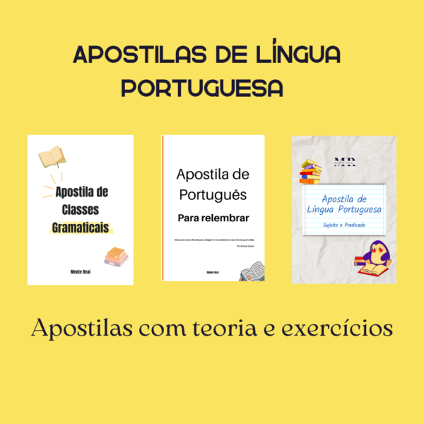 Kit Apostilas Classes Gramaticais, Sujeito e Predicado