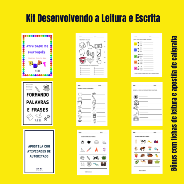 Kit Ortografia e Formação de Palavras (B,D,P,T)