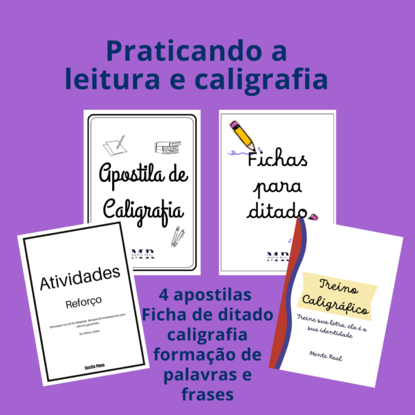 Kit Praticando a Leitura e Caligrafia