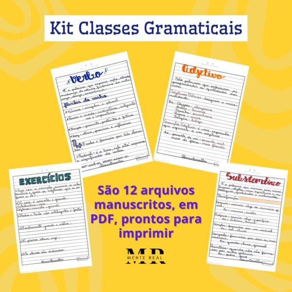 Kit Classes Gramaticais