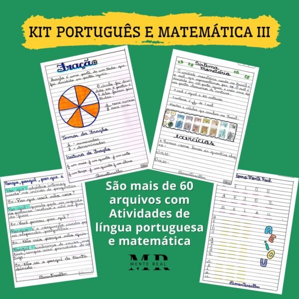 Kit Português e Matemática III