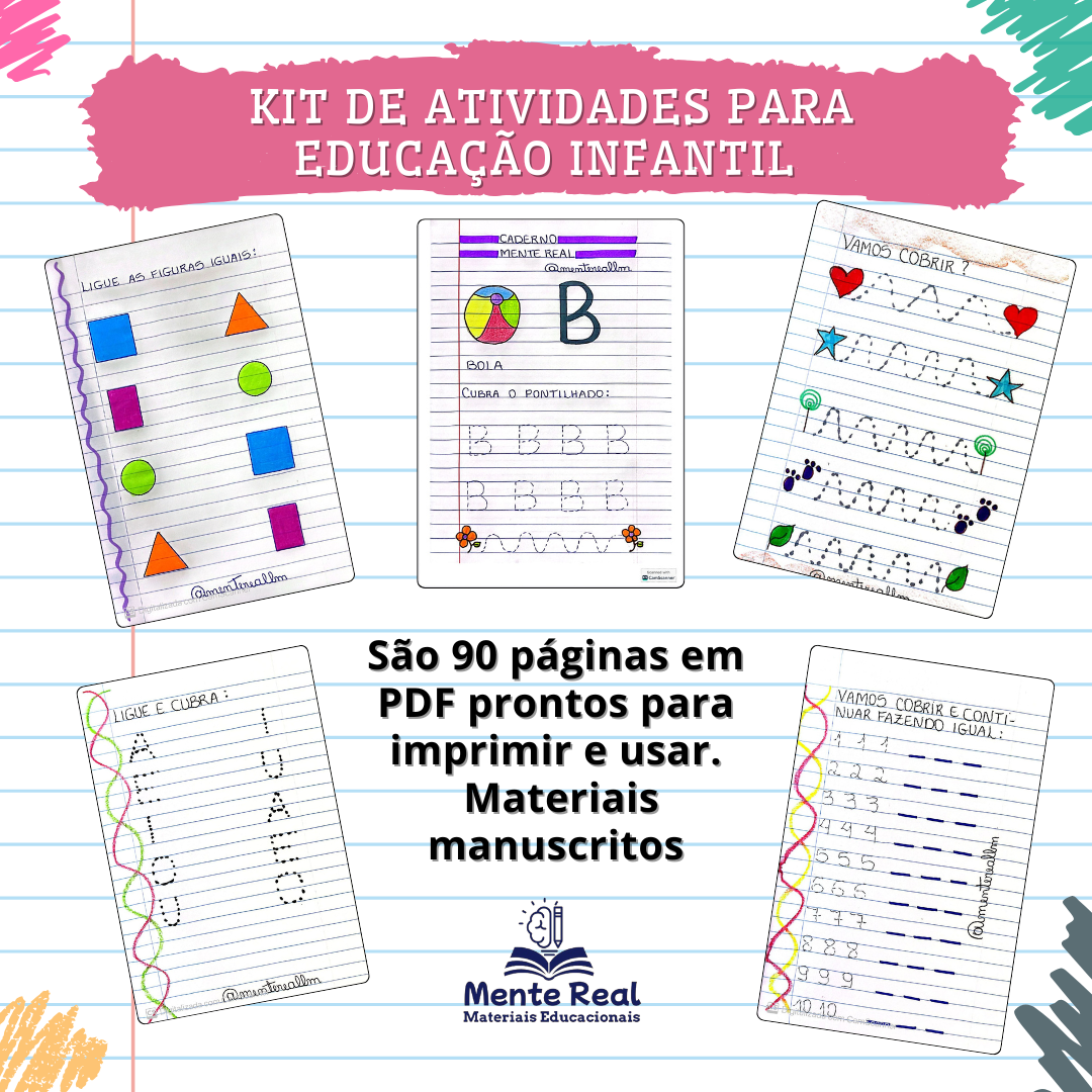Kit de atividades para Educação Infantil