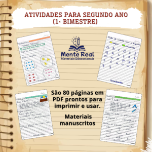 Atividades para SEGUNDO ANO - (1• BIMESTRE)