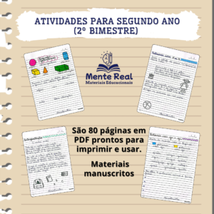 Atividades para SEGUNDO ANO - (2º BIMESTRE)