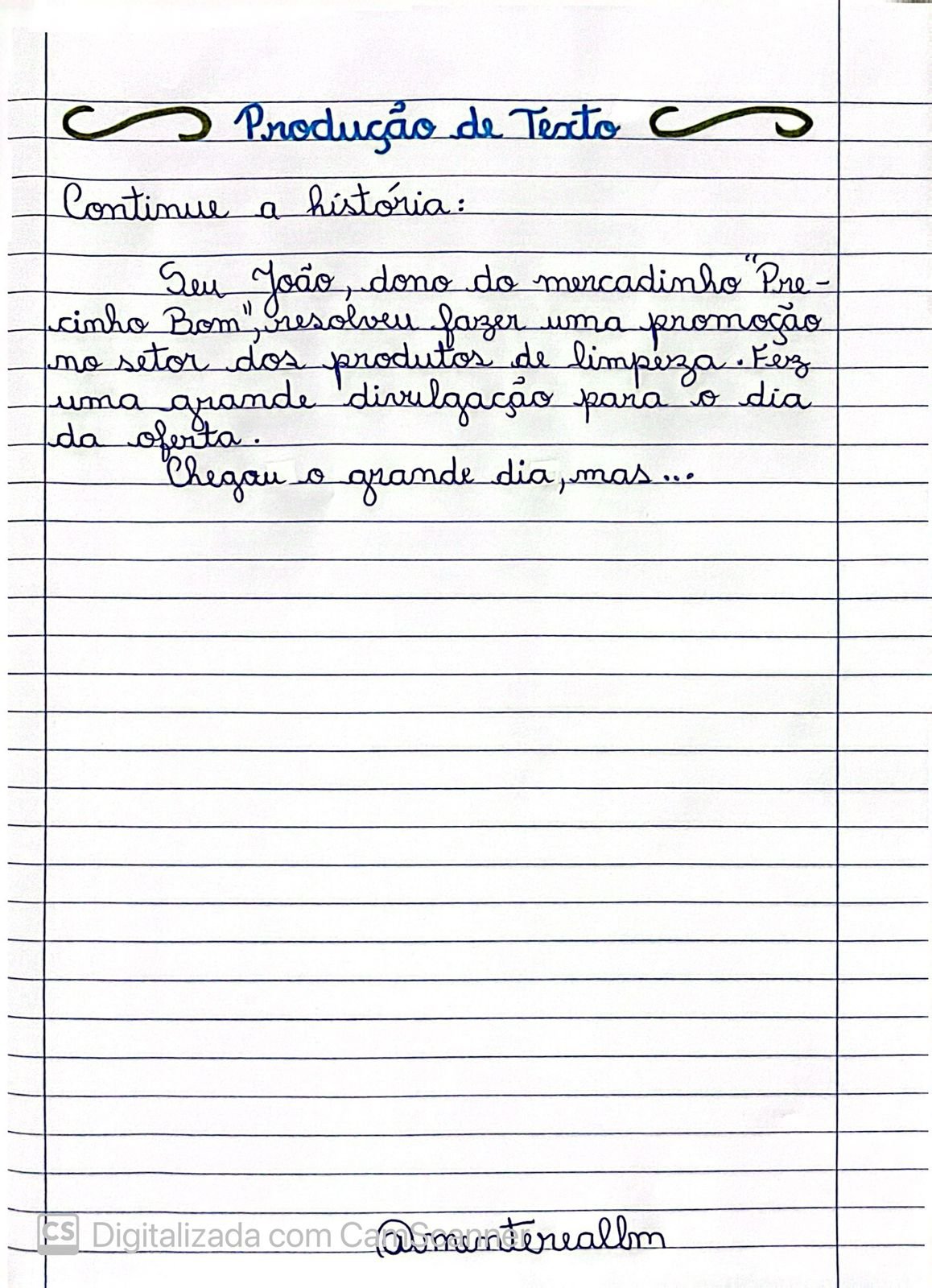Caderno de Atividades - Produção textual - Imagem 3