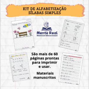 Kit de Alfabetização Sílabas Simples